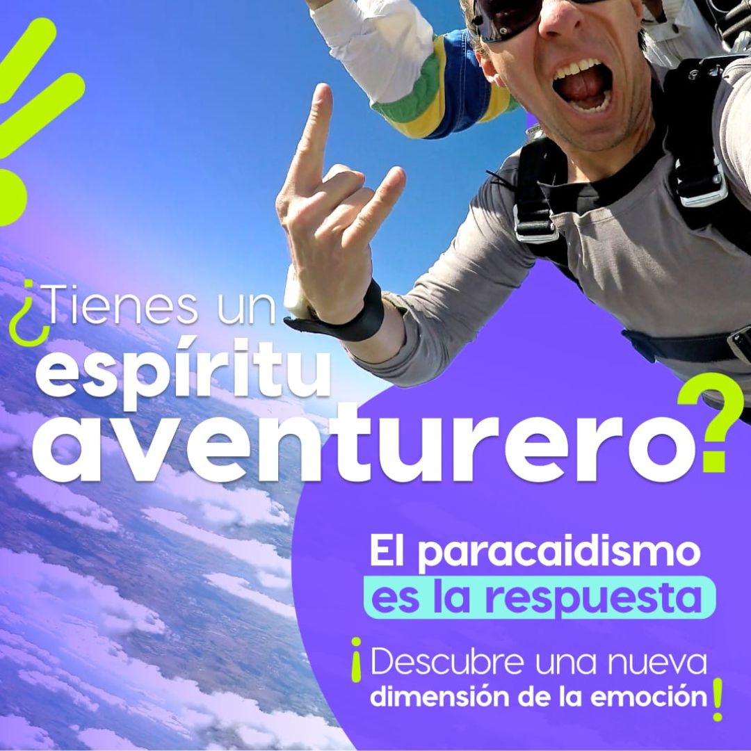Aventura en el Cielo del Caribe Colombiano con Skydive: Saltos Tándem / Adventure in the Colombian Caribbean Sky with Skydive: Tandem Jumps