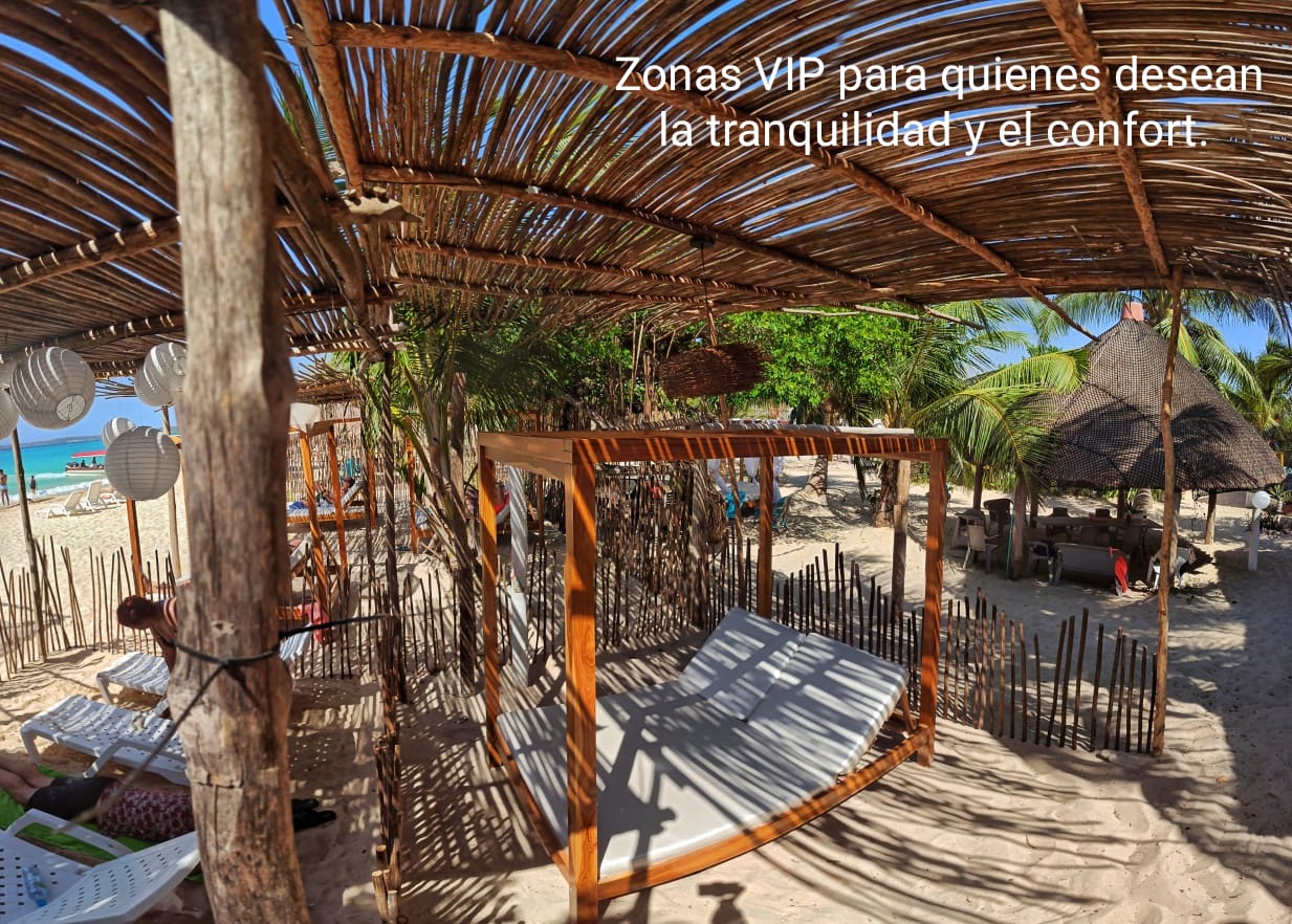 Vive la Experiencia Única de Mambo Beach Club Barú en Cartagena -Plan Basico / Experience the Unique Adventure of Mambo Beach Club Barú in Cartagena – Basic Plan