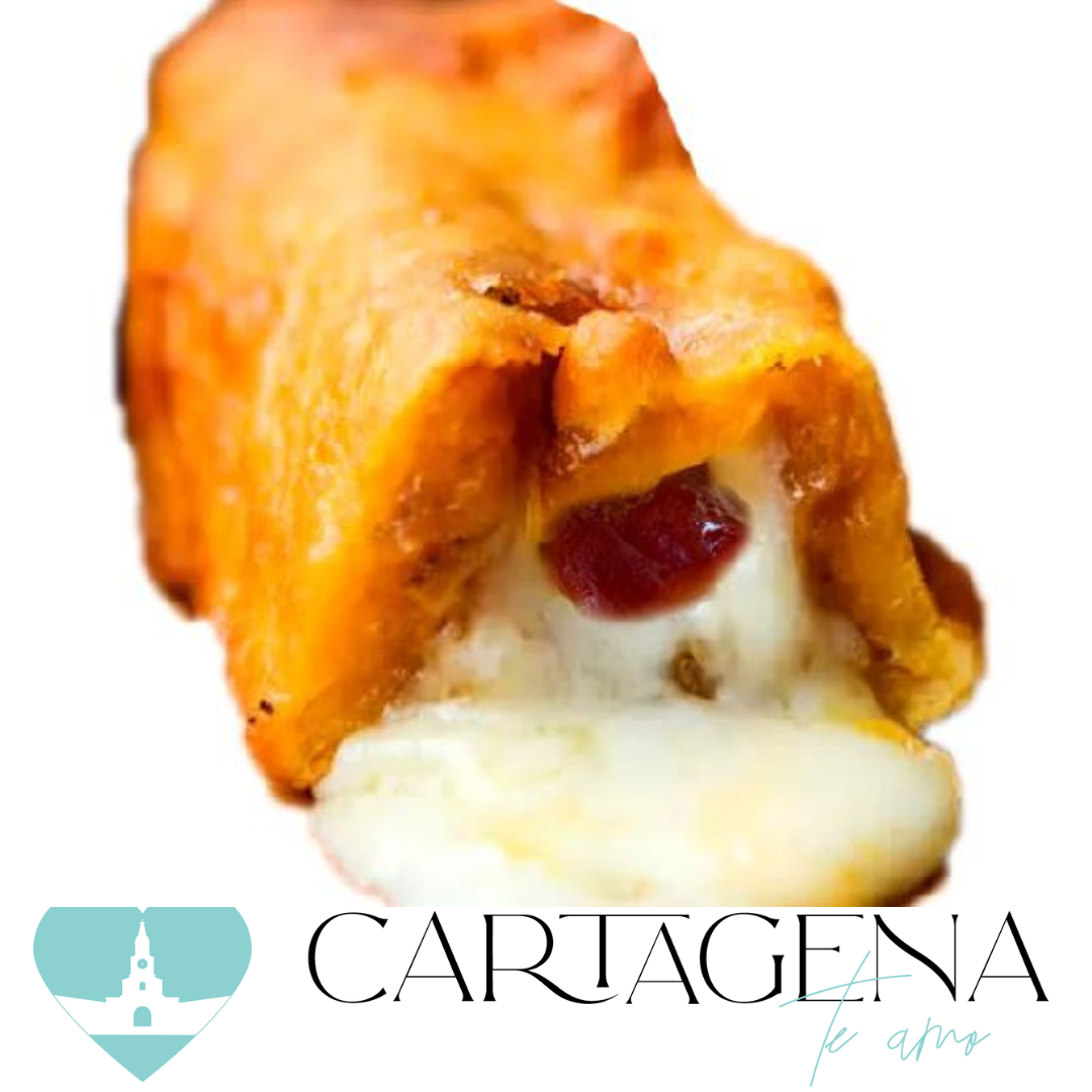 Deléitate con el auténtico sabor del Aborrajado Valluno con queso y bocadillo en tus eventos en Cartagena /Indulge in the authentic flavor of Aborrajado Valluno with cheese and bocadillo at your events in Cartagena