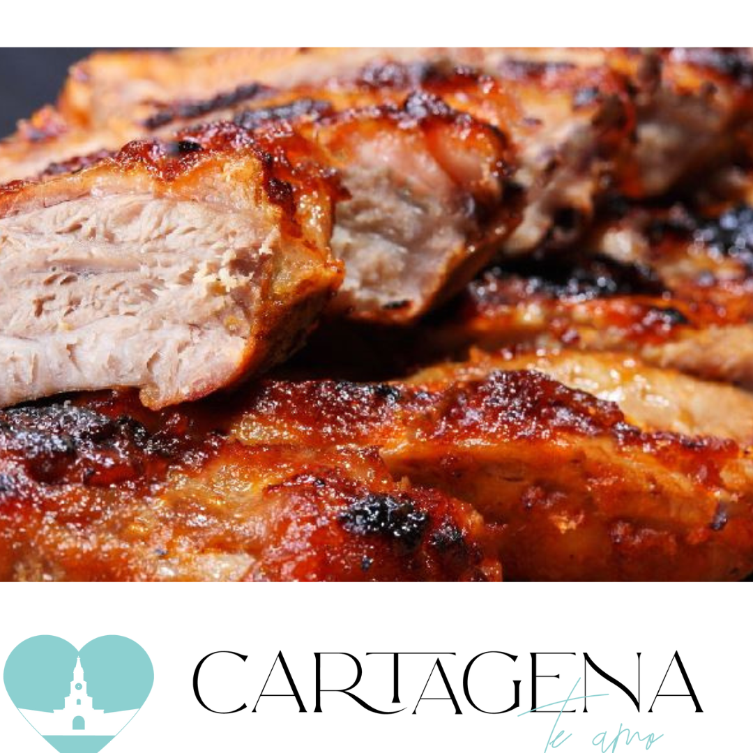 Deliciosas costillas de cerdo para tus eventos en Cartagena /Delicious Pork Ribs for Your Events in Cartagena