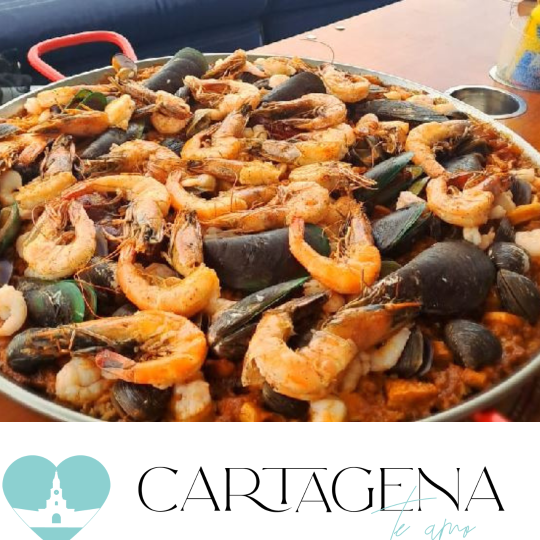 Paella de mariscos para eventos en Cartagena – Sabores auténticos del mar / Seafood paella for events in Cartagena – Authentic flavors of the sea