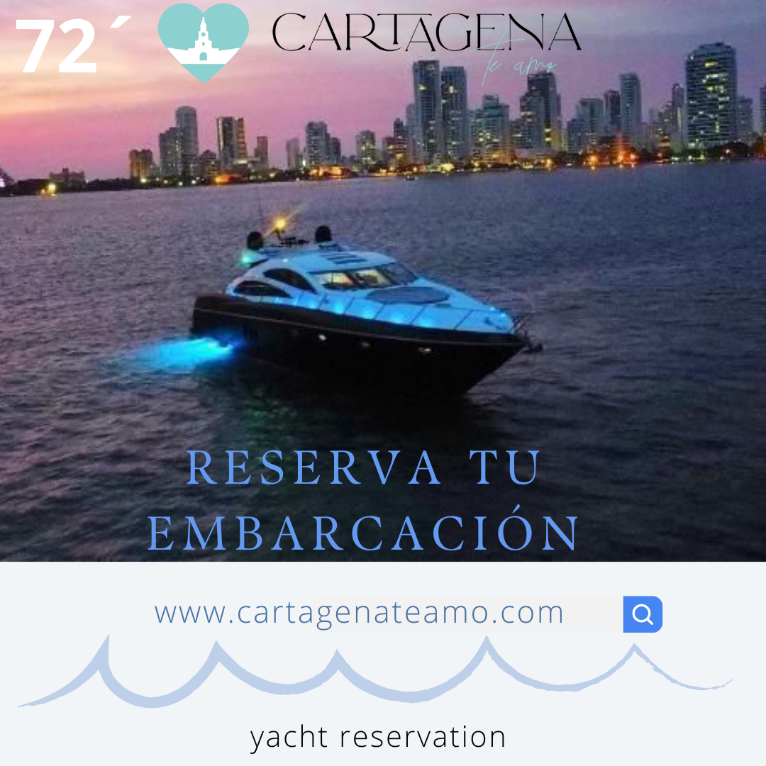 Vive la experiencia de lujo en el mar con nuestra embarcación de ensueño en Cartagena 72ft Yate Sunseeker/ Experience luxury on the sea with our dreamy yacht sunseeker 72 ft