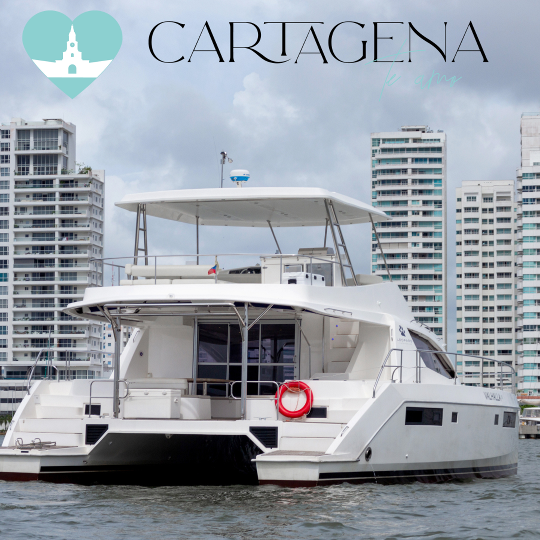Experiencia de lujo en Cartagena a bordo del catamarán Vallhala – Leopard 51 / Luxury experience in Cartagena aboard the Vallhala – Leopard 51 catamaran