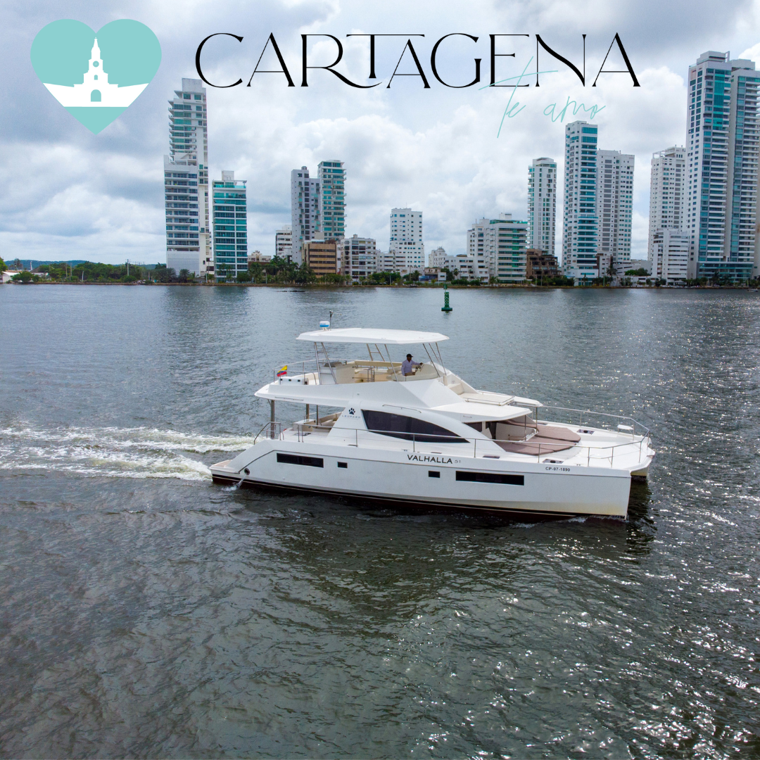 Experiencia de lujo en Cartagena a bordo del catamarán Vallhala – Leopard 51 / Luxury experience in Cartagena aboard the Vallhala – Leopard 51 catamaran