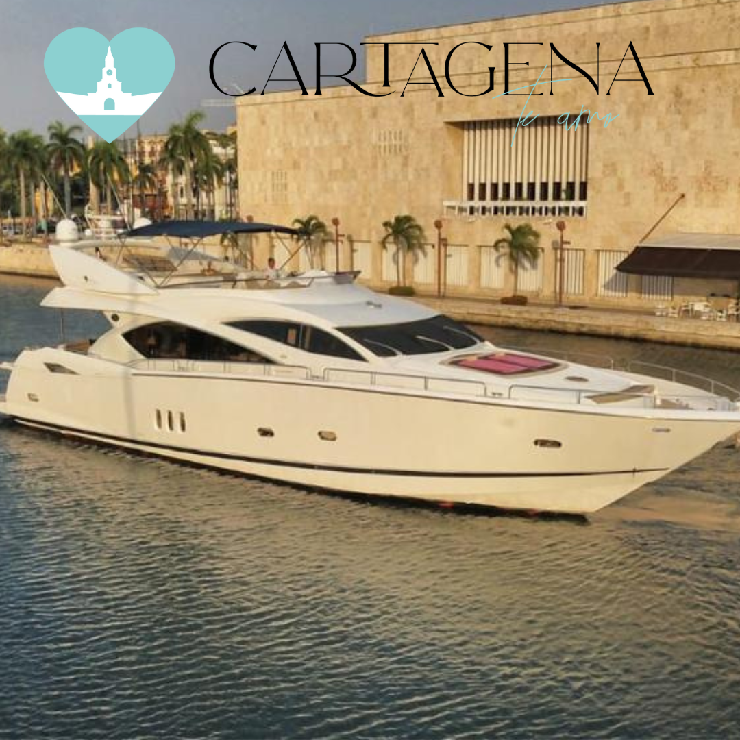 Yate SUNSEEKER 82: la experiencia náutica de lujo en Cartagena / Luxury Yacht Rental in Cartagena – Experience the Sunseeker 82