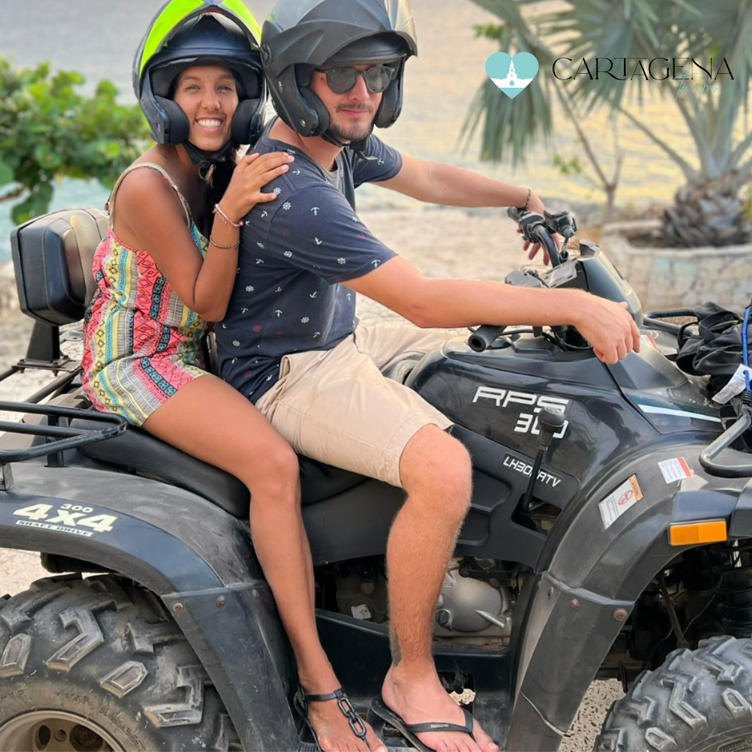 Descubre la emoción de explorar Cartagena en ATV – Tour de aventura en la naturaleza / Experience the Adventure of a Lifetime: ATV Tour in Cartagena