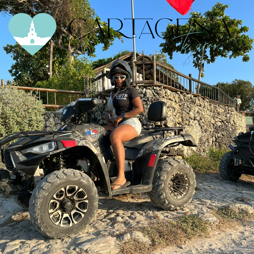Descubre la emoción de explorar Cartagena en ATV – Tour de aventura en la naturaleza / Experience the Adventure of a Lifetime: ATV Tour in Cartagena