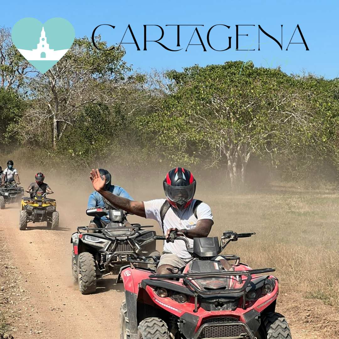 Descubre la emoción de explorar Cartagena en ATV – Tour de aventura en la naturaleza / Experience the Adventure of a Lifetime: ATV Tour in Cartagena