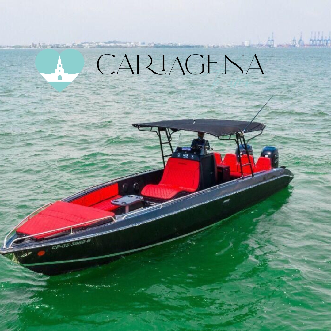 ¡Descubra la Emoción en el Mar con Nuestra Lujosa Embarcación 33ft para 14 Personas En Cartagena / Embark on a Unique Experience! Luxury Boat 33ft for 14 People in Cartagena