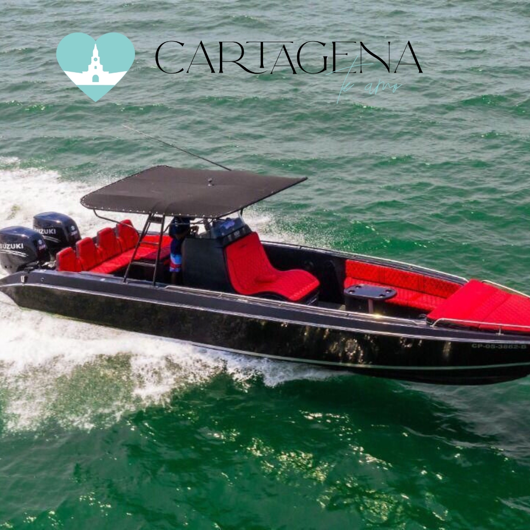 ¡Descubra la Emoción en el Mar con Nuestra Lujosa Embarcación 33ft para 14 Personas En Cartagena / Embark on a Unique Experience! Luxury Boat 33ft for 14 People in Cartagena