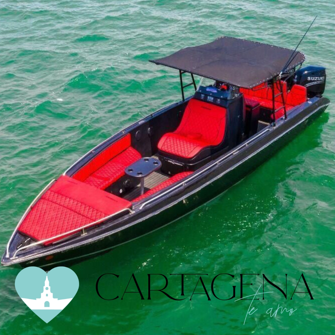 ¡Descubra la Emoción en el Mar con Nuestra Lujosa Embarcación 33ft para 14 Personas En Cartagena / Embark on a Unique Experience! Luxury Boat 33ft for 14 People in Cartagena