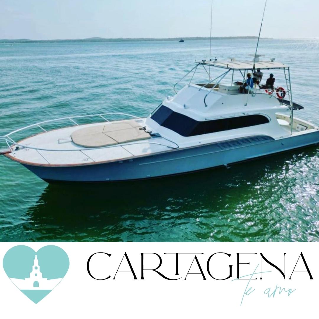 Luxury Yacht for Private Events in Cartagena 61 FT / Yate de Lujo para Eventos Privados en Cartagena