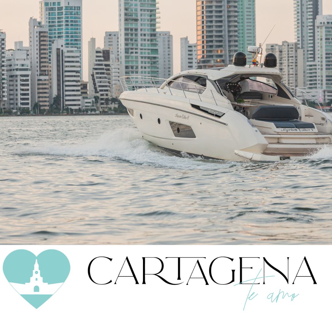 Yate Azimut Atlantis 48 ft: Lujo y Diversión en el Mar de Cartagena / 48 ft Azimut Atlantis Yacht: Luxury and Fun at Sea in Cartagena Colombia