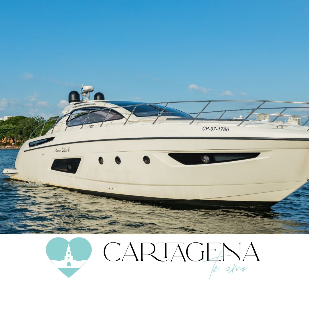 Yate Azimut Atlantis 48 ft: Lujo y Diversión en el Mar de Cartagena / 48 ft Azimut Atlantis Yacht: Luxury and Fun at Sea in Cartagena Colombia