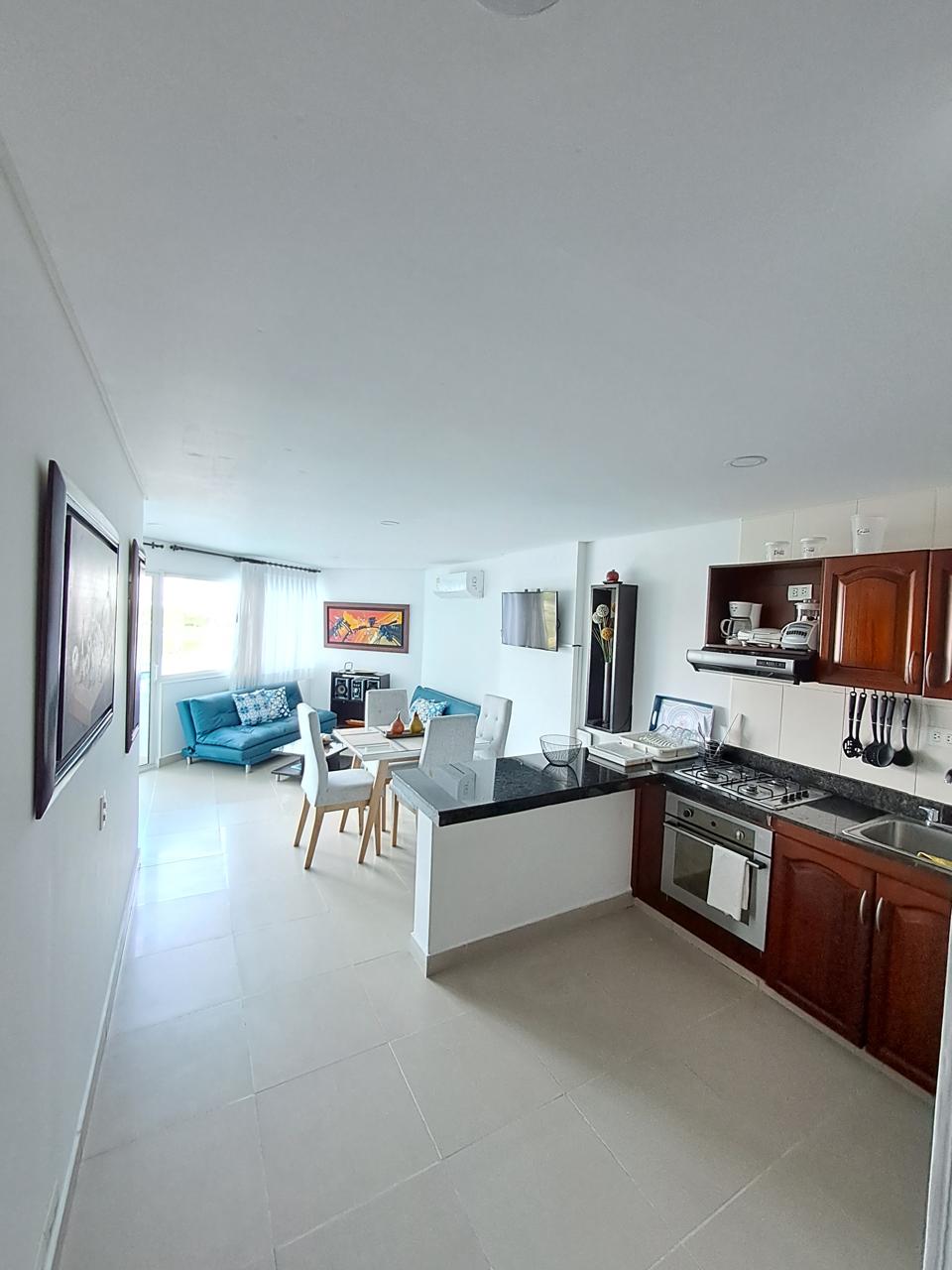 Apartamento de 1 Habitación en Torres de Lago – Comodidad y Elegancia en Cartagena / 1-Bedroom Apartment in Torres de Lago – Comfort and Elegance in Cartagena